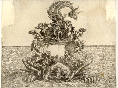Domenico Mauro Dekorationsentwürfe für Aufführungen zu Wasser ubs G 0239 III 02