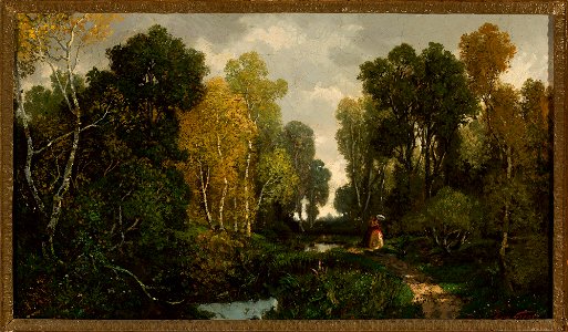 Dominique Adolphe Grenet de Joigny - Forest in Fontainebleau - M.Ob.1231 MNW - National Museum in Warsaw