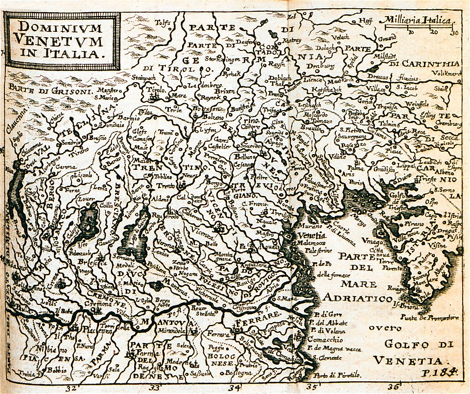 Dominium Venetum in Italia - Sandrart Jacob Von - 1687