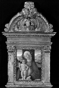 Domenico Ghirlandaio - Virgin and Child, Coronation of the Virgin - 22.5 - Museum of Fine Arts