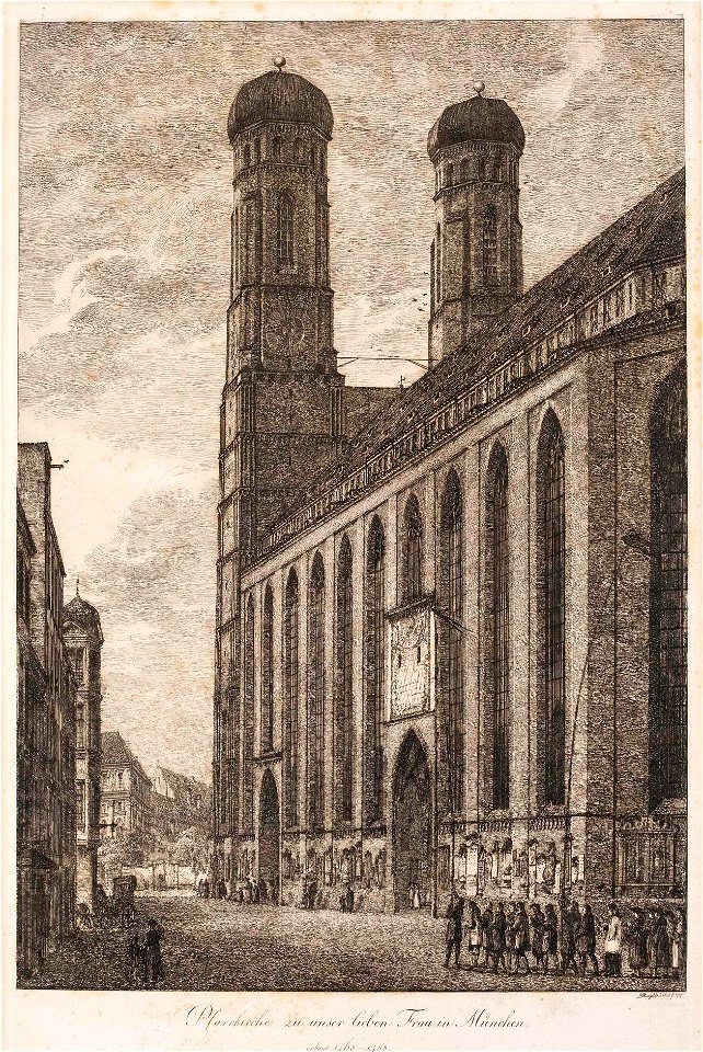 Domenico Quaglio Frauenkirche München 1811