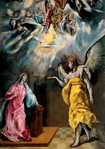 Domenikos Theotokopoulos, El Greco - The Annunciation - Google Art Project