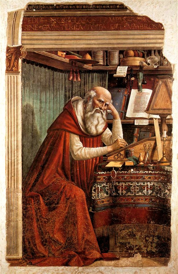 Domenico ghirlandaio, san girolamo 01