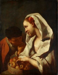 Domenico Maggiotto - Het fruitmeisje