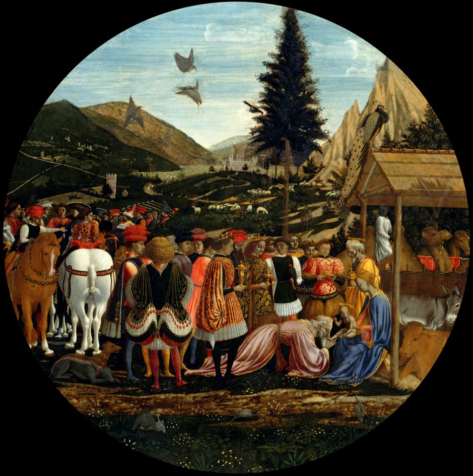 Domenico Veneziano - The Adoration of the Magi - Google Art Project