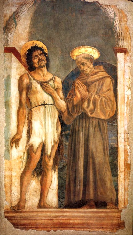 Domenico veneziano, St John the Baptist and St Francis