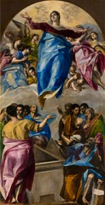 Domenikos Theotokópoulos, called El Greco - The Assumption of the Virgin - Google Art Project