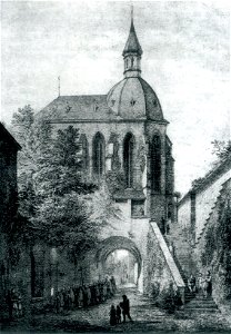 Domenico Quaglio 1819. Oberwesel, Wernerkapelle (Ansicht von Süden)