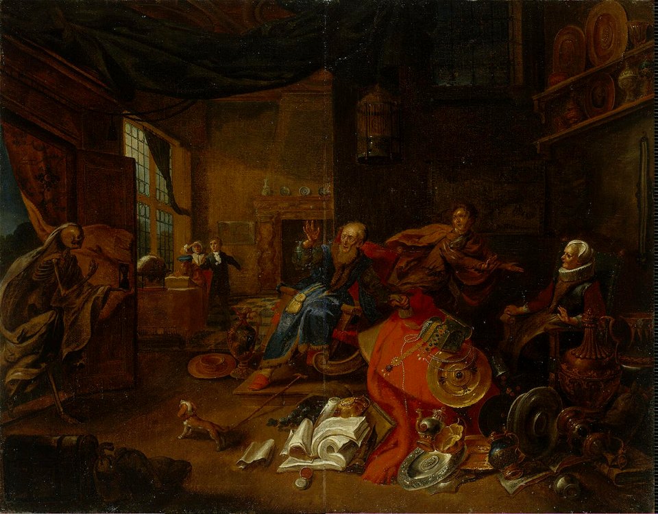Dominicus Smout - The miser and death