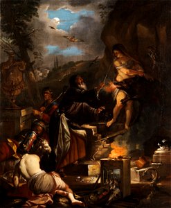 Dominicus van Weijen (attr) Der Hexenmeister