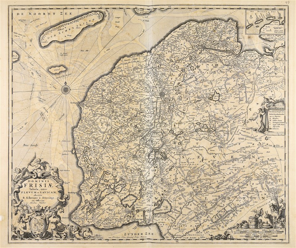 Dominii Frisiae tabula inter Flevum et Lavicam - CBT 6605495