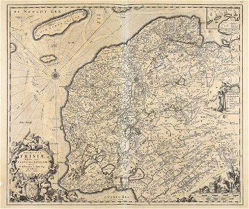 Dominii Frisiae tabula inter Flevum et Lavicam - CBT 6605495