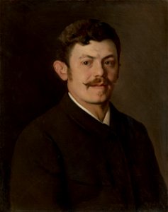 Dominik Skutecký - Autoportrét umelca (1887)