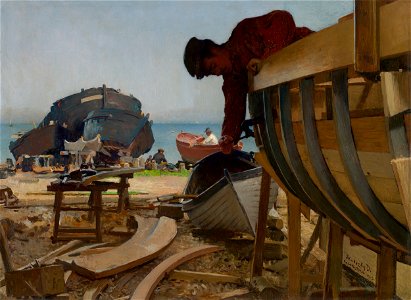 Dominik Skutecký - Lodenica v Capo d Istrii - O 777 - Slovak National Gallery
