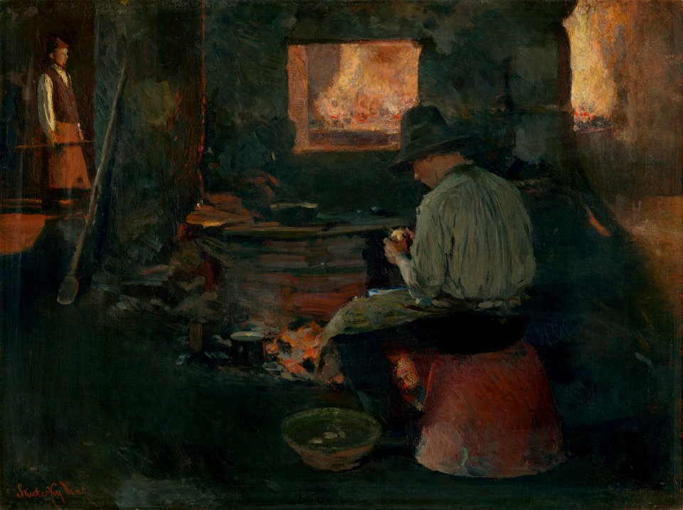 Dominik Skutecký - Príprava obeda - O 1180 - Slovak National Gallery