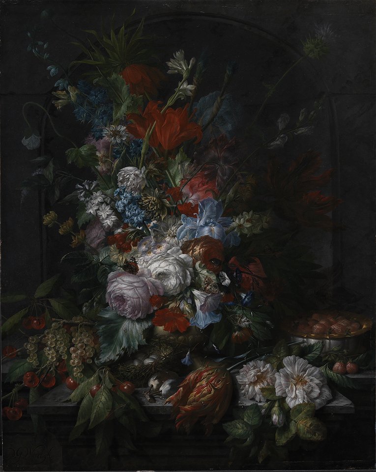 Dominicus Gottfried Waerdigh - Flowers - KMSst255 - Statens Museum for Kunst