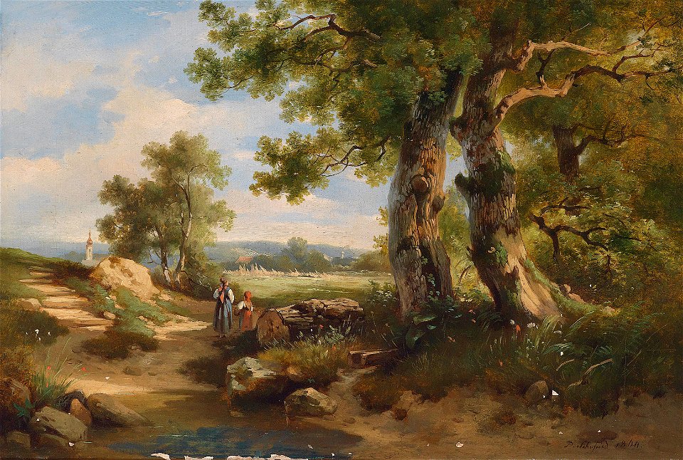 Dominik Schuhfried Am Heimweg 1864