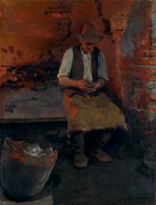 Dominik Skutecký - Chvíľa oddychu - O 1148 - Slovak National Gallery