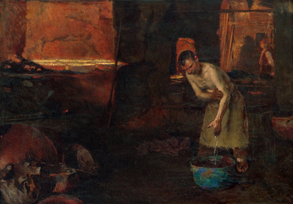 Dominik Skutecký - Po práci I. - O 476 - Slovak National Gallery