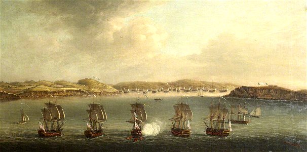 Dominic Serres (1722-1793) - A Naval Action - 851774 - National Trust