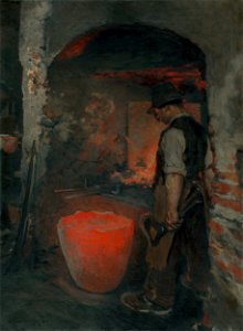 Dominik Skutecký - Štúdia stojaceho vykúvača - O 6364 - Slovak National Gallery