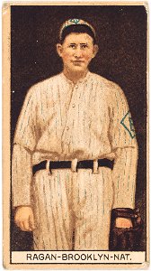 Don Carlos Ragan, Brooklyn Dodgers, baseball card portrait LCCN2008677449