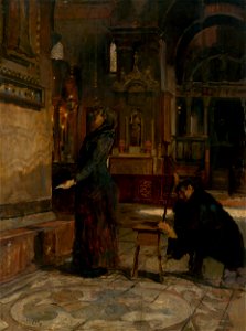 Dominik Skutecký - Interiérová scéna - O 5454 - Slovak National Gallery