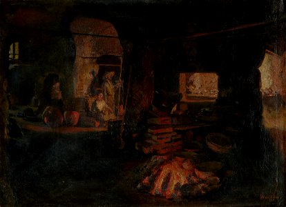 Dominik Skutecký - Motív z bystrických hámrov - O 3013 - Slovak National Gallery