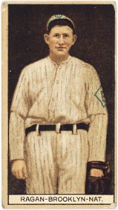Don Carlos Ragan, Brooklyn Dodgers, baseball card portrait LCCN2008677449