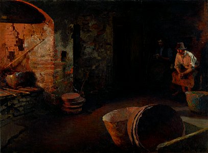 Dominik Skutecký - Odpočívajúci kotliari. Ticho - O 1139 - Slovak National Gallery