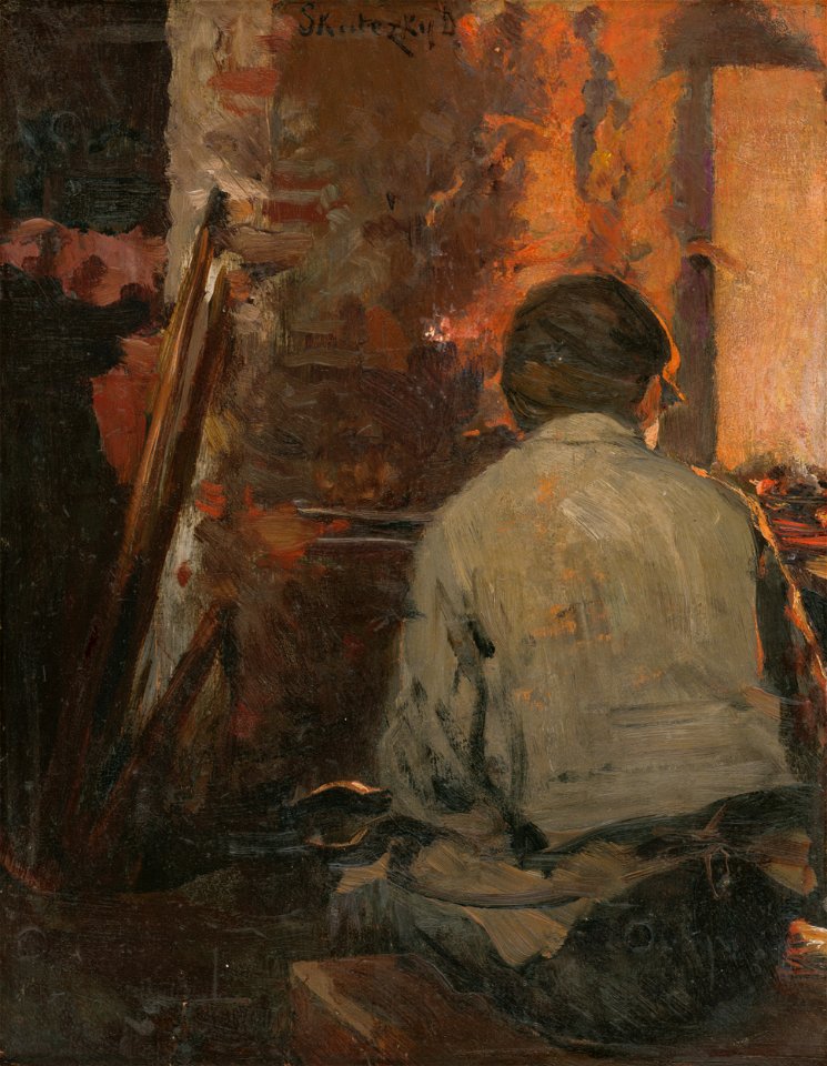 Dominik Skutecký - Pri vyhni - O 452 - Slovak National Gallery