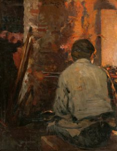 Dominik Skutecký - Pri vyhni - O 452 - Slovak National Gallery