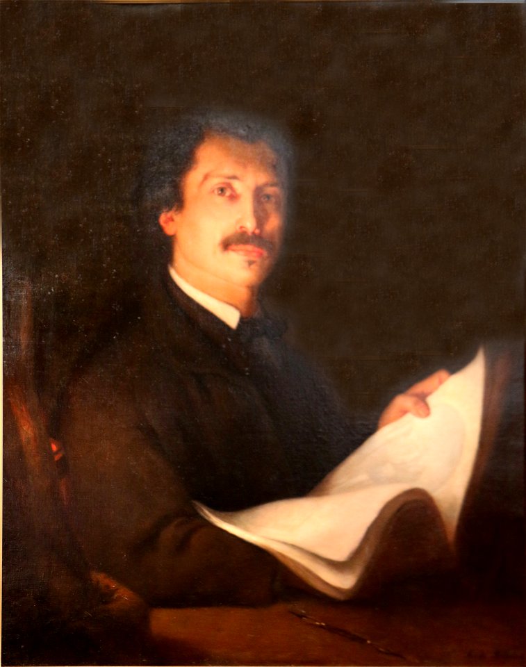 Dominique Magaud-Autoportrait