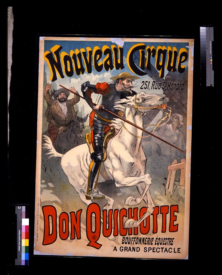 Don Quichotte, bouffonnerie équestre- Nouveau cirque, 251 rue St. Honoré - - L. Lefèvre, '92. LCCN2009632705