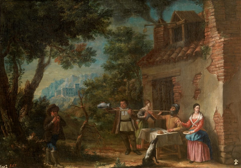 Don Quijote en la venta, de Valero Iriarte (Museo del Prado)