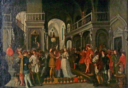 Donauer-Hochzeit von Eberhardt IV und Henriette von Mömpelgard49148a