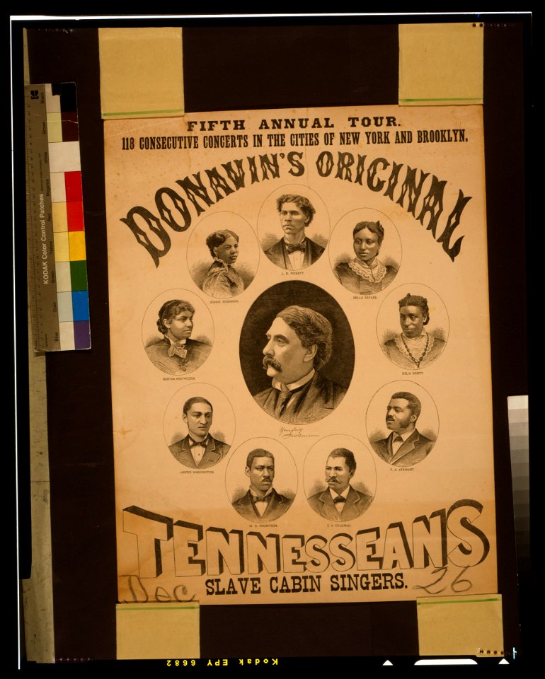 Donavin's Original Tennesseans slave cabin singers. LCCN2014637027