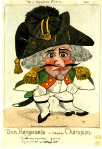 Don Hangerando a Lilliputian champion (BM 1868,0808.6066)