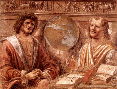 Donato Bramante - Heraclitus and Democritus - WGA3054