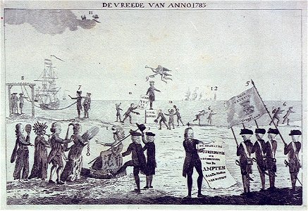Devreede Van Anno 1783 (caricature) RMG PU4799. Free illustration for personal and commercial use.