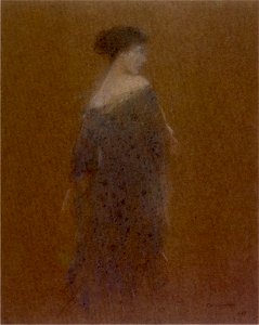 Thomas Wilmer Dewing - 'Untitled', pastel on paper