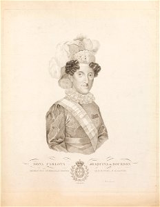 Dona Carlota Joaquina de Bourbon Imperatriz do Brazil, e Rainha de Portugal e Algarves, da Coleção Brasiliana Iconográfica