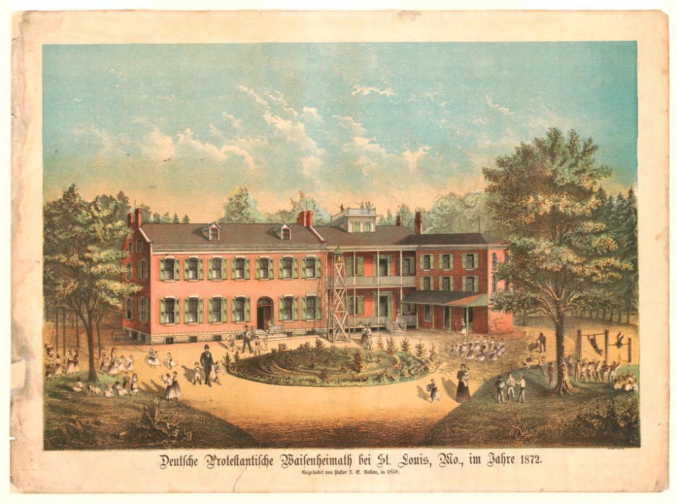 Deutsche Protestantische waisenheima h bei St. Louis, Mo., im Jahre 1872 LCCN2003688558