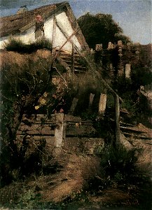Deák-Ébner, Lajos - End of Village (ca1880)