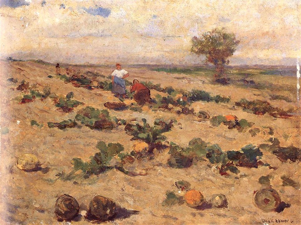 Deák-Ébner, Lajos - Melon Field (1880-7)