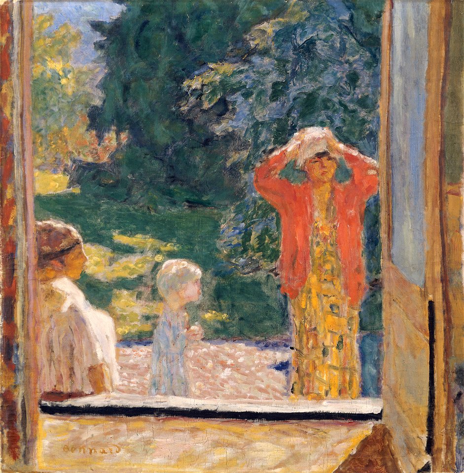 Devant la fênetre au Grand Lemps - Pierre Bonnard - MBALyon