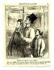Devant le tableau de M. Manet (In front of Mr. Manet's painting) (BM 1939,0602.68)