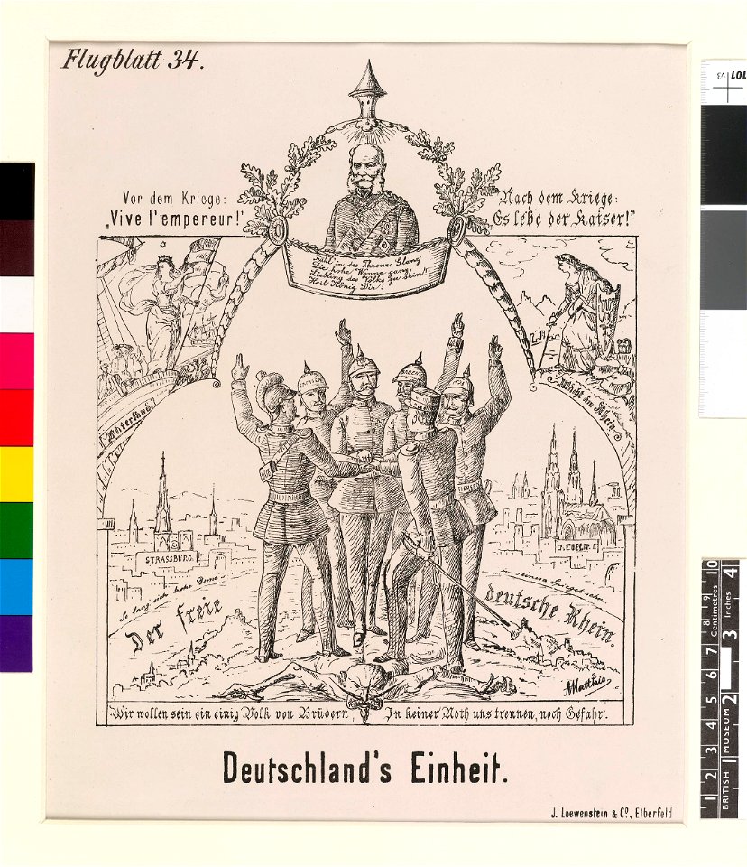 Deutschland's Einheit (German unity) (BM 1871,1209.4543)