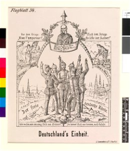 Deutschland's Einheit (German unity) (BM 1871,1209.4543)