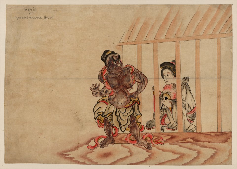 Devil & Yoshiwara girl LCCN2009630020